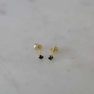 Black Mini Rock Studs