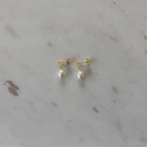 Pearly Dotty Love Studs