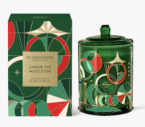 Glasshouse UNDER THE MISTLETOE Christmas Candle 380g