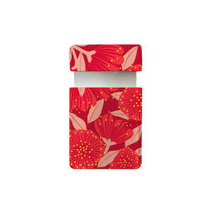 Bright Red Pohutukawa Pocket Mirror