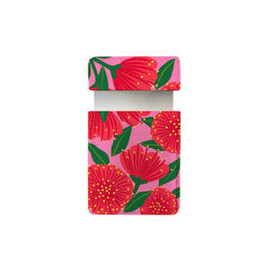 Bright Pink Pohutukawa Pocket Mirror