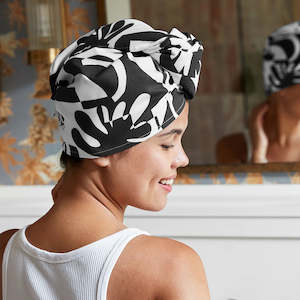 Hair Wrap Collection Midnight Monochrome