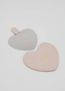 Compact Mirror - Blush Heart