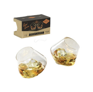 Rock & Roll Whisky Glasses Set of 2