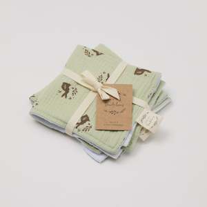 Gift Edit Kids: Wash Cloth Set of 2- Meadow