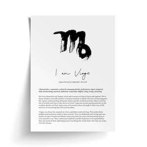 Virgo A4 Print