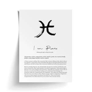 Pisces A4 Print