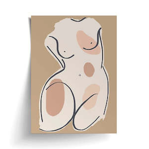 Papier Hq: Body Print A2 Print