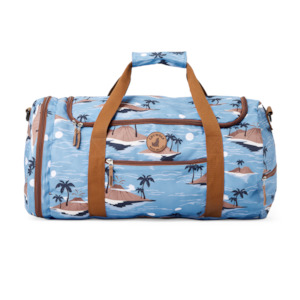 Packable Duffel - Blue Lost Island