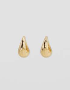 Earrings Gold Tear Drop