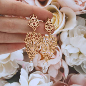 Palais Gold Earrings