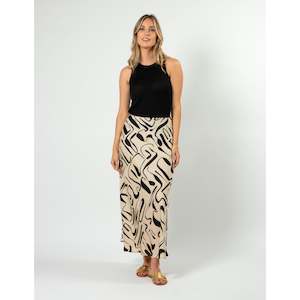 Clothing: Summer Skirt - Painterly Geo