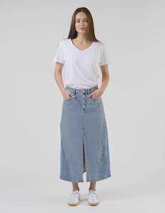 TAYLAH SKIRT - MID BLUE