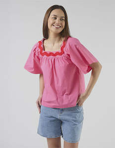 Clothing: Rita Top Strawberry Sundae