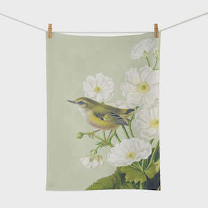 Kitchen Table: Birds & Botanicals Rifleman Tea Towel