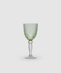 Vintage Green Goblet