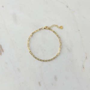 Sophie: Mini Link Bracelet - Gold