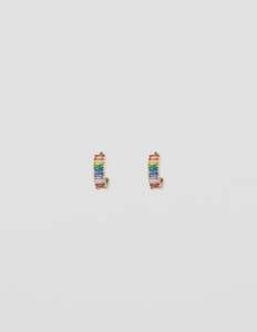 Earrings - Rainbow Huggies