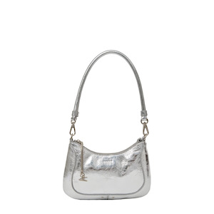 Crossbody: Sammie Mini Bag - Silver Crinkle