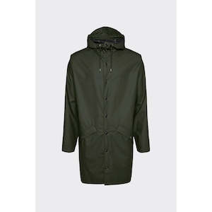 Rains Long Jacket - Green