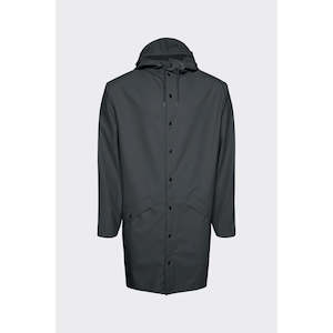 Rains Long Jacket - Slate