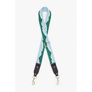 Bag Strap - Wave Green & Sky