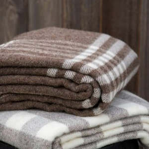 Addison Wool Throw Taupe