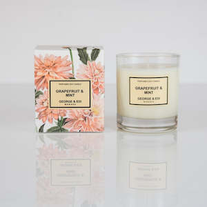 George & Edi Grapefruit Mint Candle