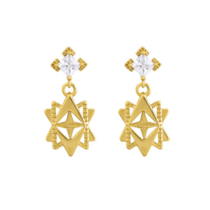 Baroque Star Earrings