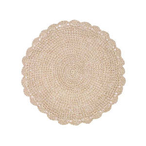 Scallop Edged Round Placemat