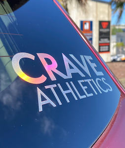 Window Decal Crave Athletics