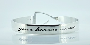 Laser Engraving Crawford Hill Equestrian Jewellery