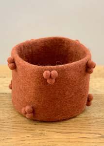 Plant Pot Holder | Bobble (Rust)