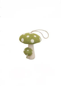 Decoration | Hanging Mushroom (Green)