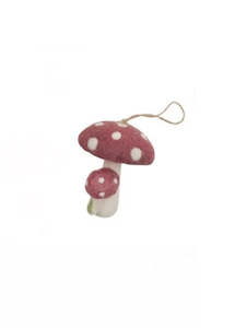 Decoration | Hanging Mushroom (Pink)