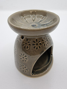 Jewellery: Flower Round Oil Burner Cre8tive-Gems