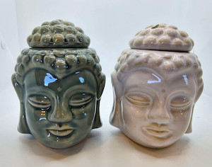 Crackle Glaze Buddha Head Burner Cre8tive-Gems