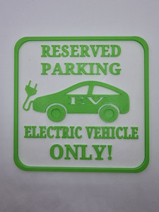 EV Parking sign Cre8tive-Gems