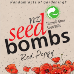 NZ Seed bomb - Red Poppy Cre8tive-Gems