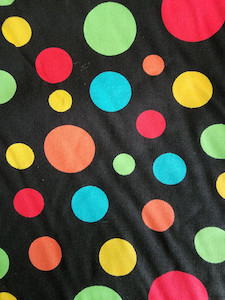 Jewellery: Multi coloured spots on black eye wheatie Cre8tive-Gems