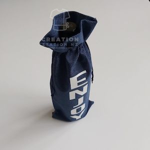 NAVY wine bottle bag