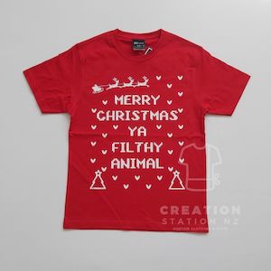 Ugly sweater Christmas tee