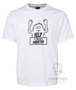 Fathers Day: I Created a Monster tee (mens)