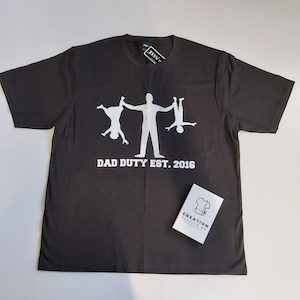 Size 2XL Dad Duty Est 2016 tee