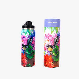 Drink Bottle 710mls -Fantail & Hydrangea