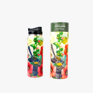 Drink Bottle 710mls - Fantail & Hollyhocks