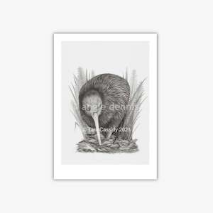 "Kiwi" A3 Print - Tara Cassidy