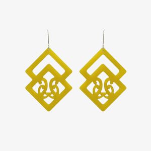 Earrings - Synergy II - Yellow Solid