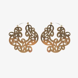 Earrings - Ngā Uara, Auahatanga - Gold