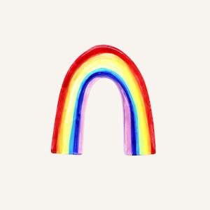 Rainbow Wall Orn - Small